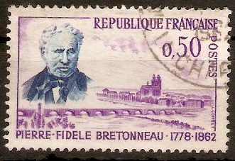 France 1962 Bretonneau Commemoration. SG1561.